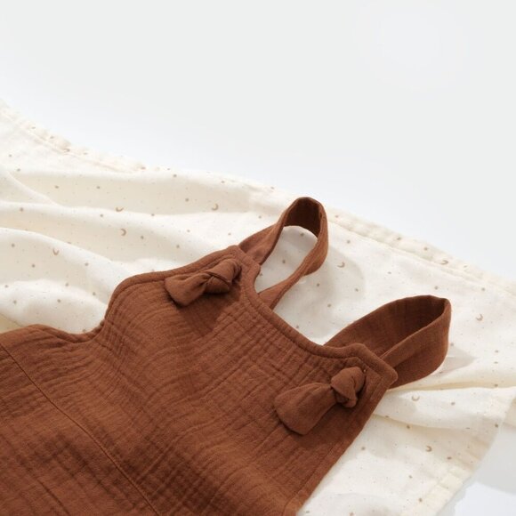 100% Organic Cotton Salopet Romper,Unisex - Picture 6 of 8